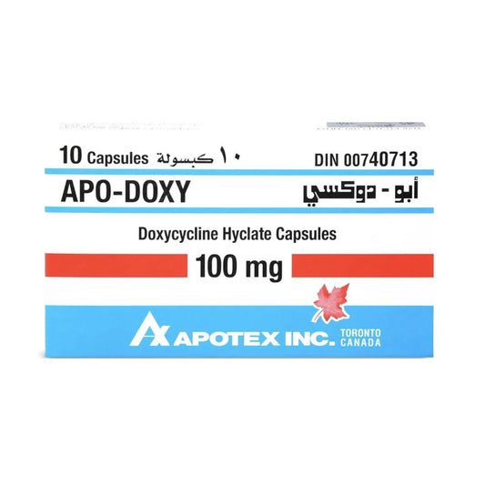 Apo-Doxy 100 mg Capsule 10 pcs