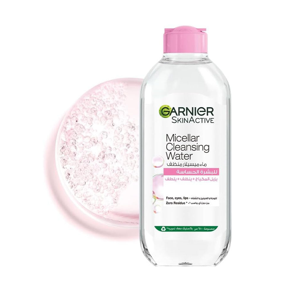 Garnier Micellar Cleansing Water to remove makeup for all skin types 400 ml