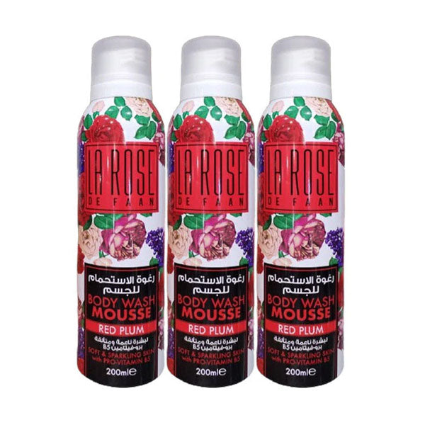 عرض لاروز رغوة استحمام جسم بالفيتامين B5 لبشرة ناعمة ومتألقة - عبق 200 مل×3 |  صيدلية.كوم.