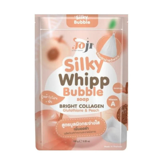 جوجي سيكريت يونغ صابون قالب سيلكي ويب بابل بالجلوتاثيون والخوخ 100 جرام