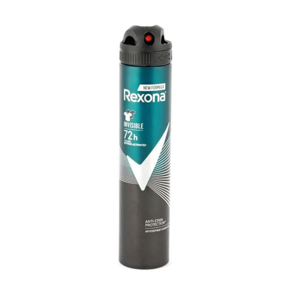 Rexona Men's Invisible 72 Hour Stain-Free Deodorant Spray 200 ml