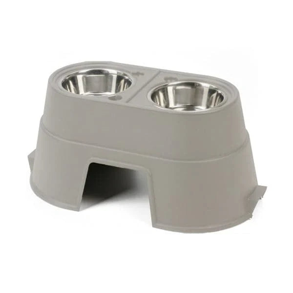 أور بيتس 12 طاولة طعام صحية مع صحن ستانلس مزدوج -بيج |  صيدلية.كوم.