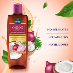 Parachute Hair Oil with Rich Coconut Oil and Onion Enhances Hair Growth 200 ml