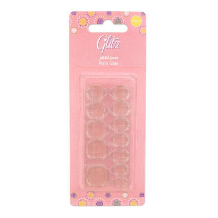 صمغ أظافر لصقات من جليتز 60 حبة |  صيدلية.كوم.