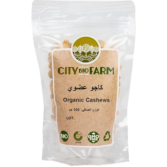 City Bio Farm Organic Cashews 100g