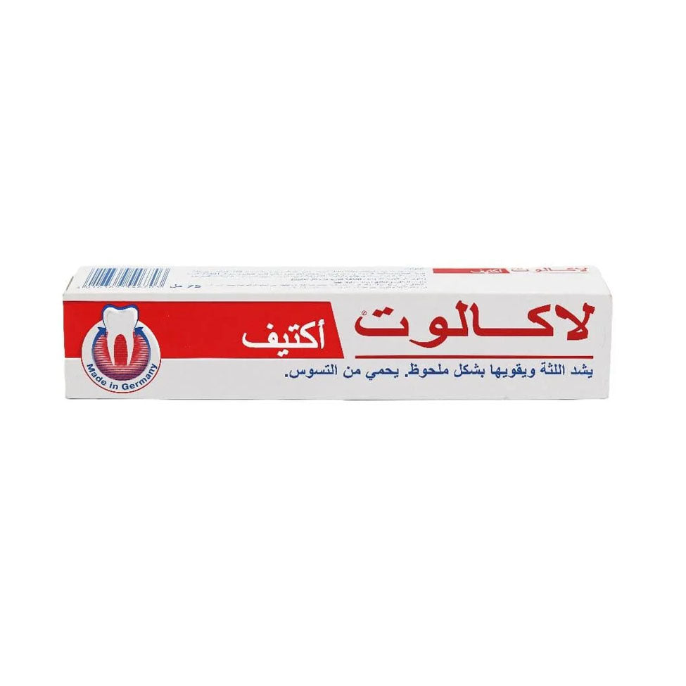 معجون الأسنان اكتيف 100 مل + 33% مجانا من لاكالوت |  صيدلية.كوم.