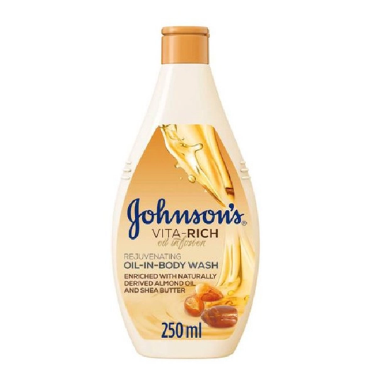 Johnson Vita Rich Body Wash With Almond Oil And Shea Butter 250 Ml