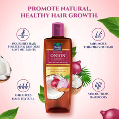 Parachute Hair Oil with Rich Coconut Oil and Onion Enhances Hair Growth 200 ml