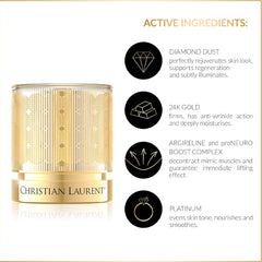 Christian Laurent Luxurious Super Concentrated Diamond Firming Serum for Eyes and Forehead and Lip Areas 30 ml
