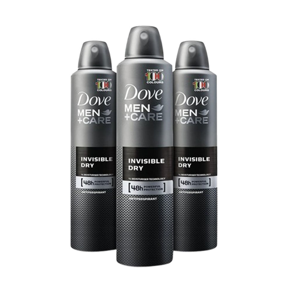 Dove deodorant spray for men invisible dry 150 ml