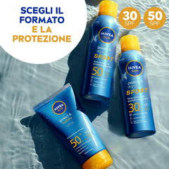 نيفيا بخاخ واقي شمس SPF 50 حماية و ملمس جاف 200 مل