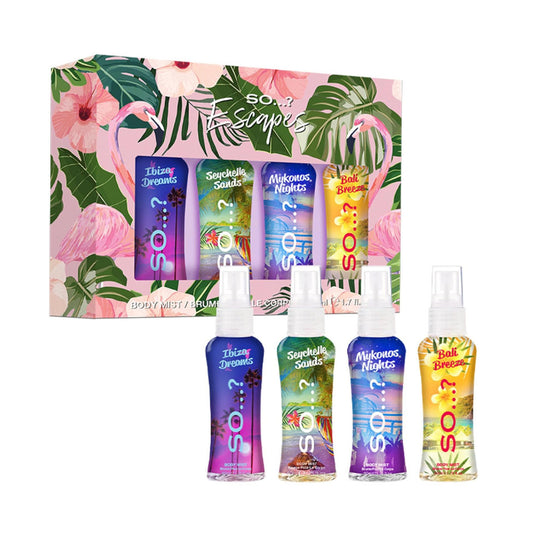 مجموعة معطر جسم بخاخ من سو 4 × 50 مل