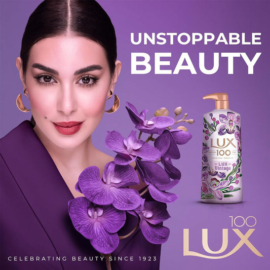 ‎غسول الجسم لوكس فينتج زهرة الأوركيد إصدار محدود برائحة فاخرة 500 مل |  صيدلية.كوم.