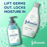 Johnson's Anti-Bacterial Shower Gel, Mint Scent, 250 ml