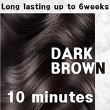 Edbe Hair Color Easy Comb Dark Brown