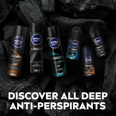 Deep Black Carbon Spray Antiperspirant 48 Hours 150 ml by Nivea