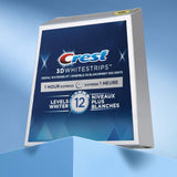 Crest 3D Teeth Whitening Strips 1 Hour Teeth Whitening Kit - 20 Strips