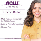 Now Solutions Cocoa Butter to unify skin tone and remove cracks, 198 g