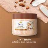 Dove Body Scrub With Brown Sugar And Coconut Butter 425 Gm