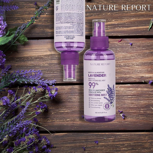 ناتشر ريبورت بخاخ مرطب بخلاصة اللافندر