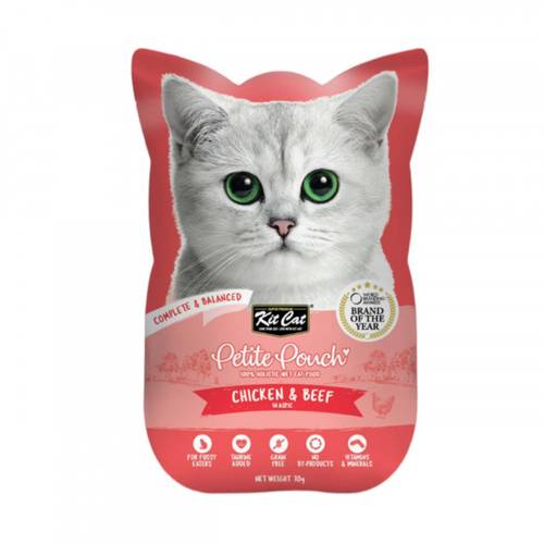 كت كات بتيت باوتش غذاء كامل دجاج ولحم بقري 70 غ |  صيدلية.كوم.