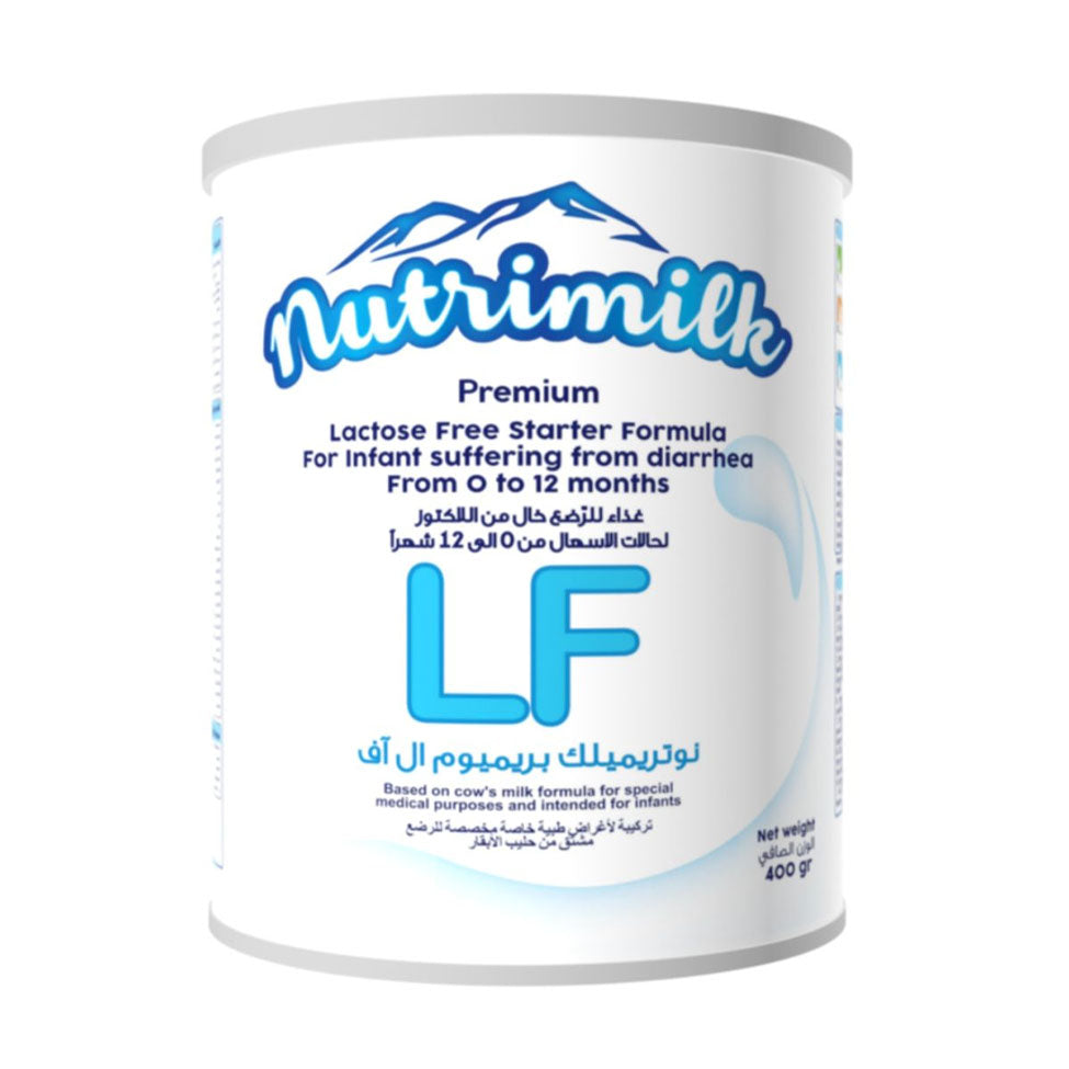 نوتريميلك بريميوم إل إف خالي من اللاكتوز 0-12 شهر 400 جم |  صيدلية.كوم.