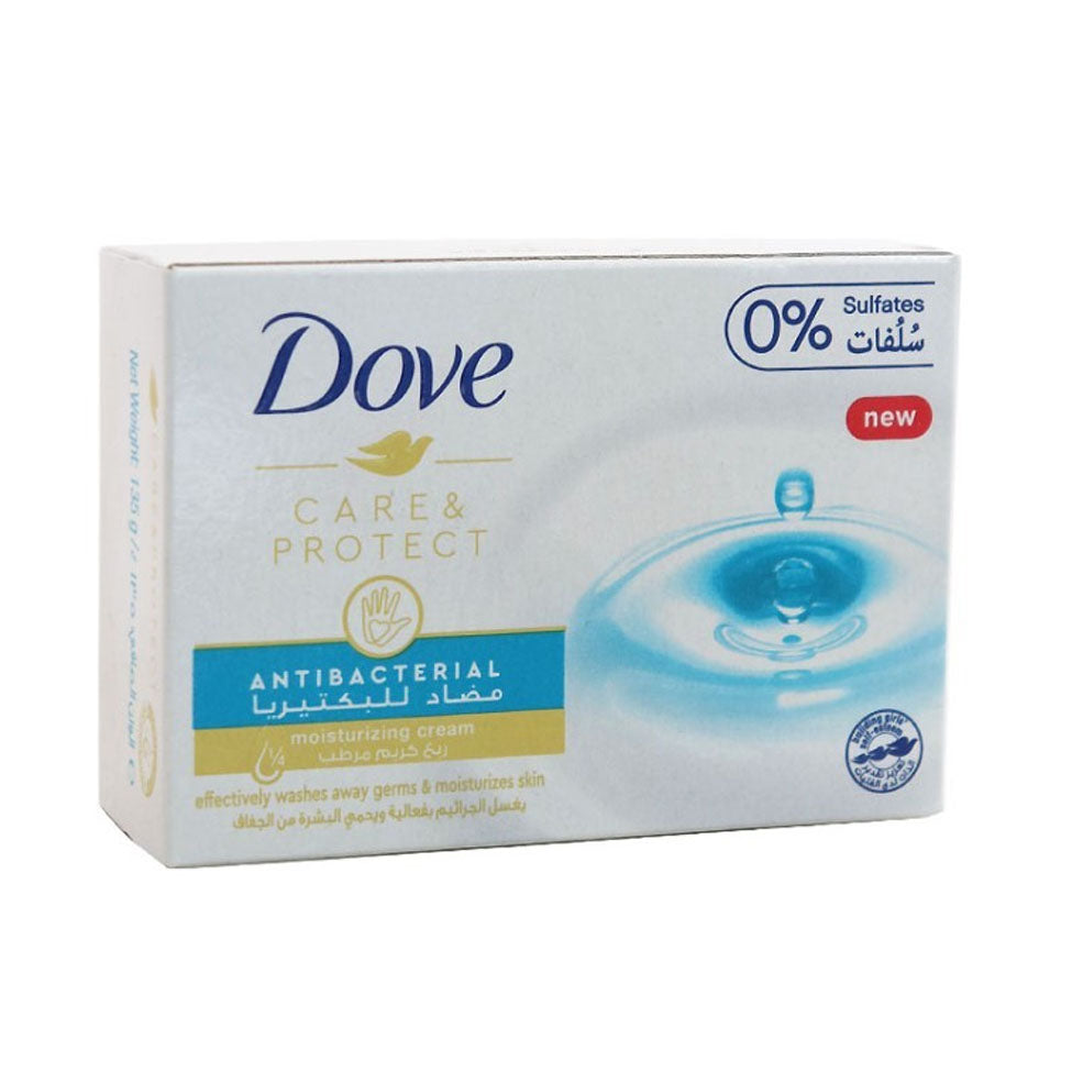 Dove antibacterial care and protection soap 125 g