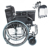 KYN Padded and Double support wide wheel chair 55 cm