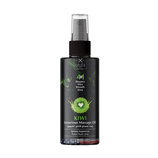 X-Night Delight Massage Oil 4×1 Luxurious Kiwi 120ml