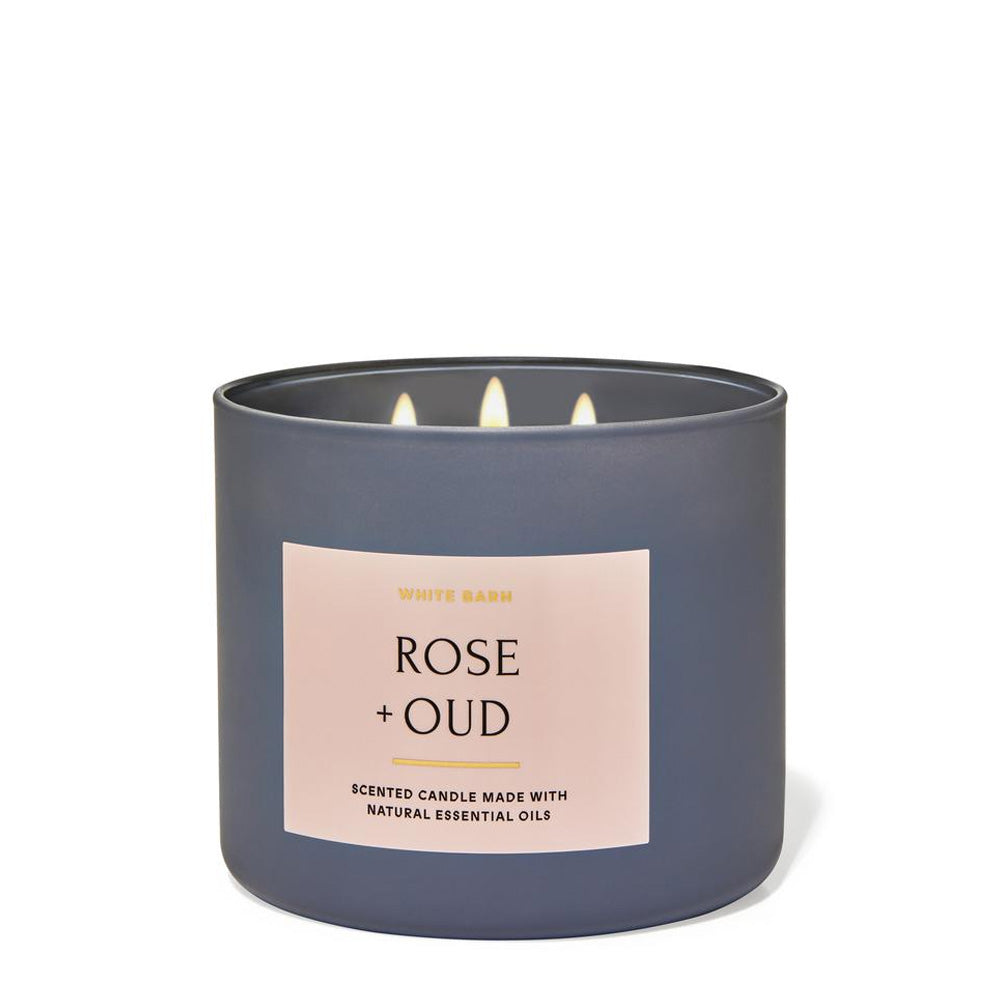 Rose and Oud Scented Candle 411g from Bath & Body Works