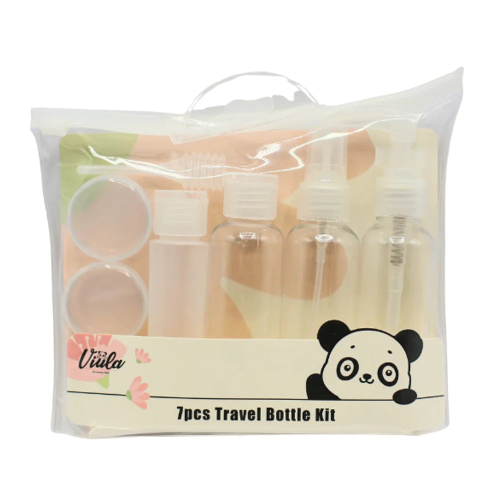 Viola 7-piece plastic travel container set