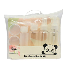 Viola 7-piece plastic travel container set