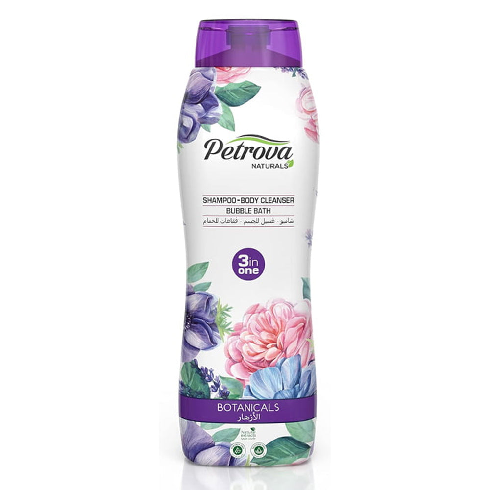 بتروفا شامبو للجسم 3×1 الازهار 800 مل |  صيدلية.كوم.
