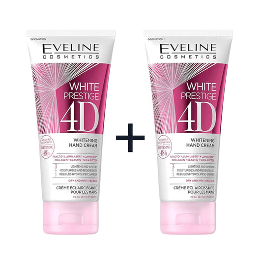إيفلين مجموعة وايت برستيج فور دي كريم تفتيح اليدين 2 × 100 مل |  صيدلية.كوم.