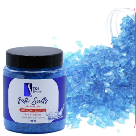 سبا سيستم املاح استحمام زرقة البحر 750 