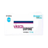 Vascodipine 2.5 mg 30 tablets