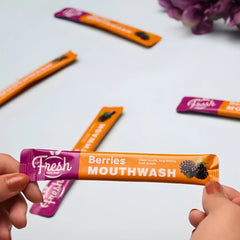 Fresh Mouth Wash Berry Refreshment 10 ml x 20 Pieces
