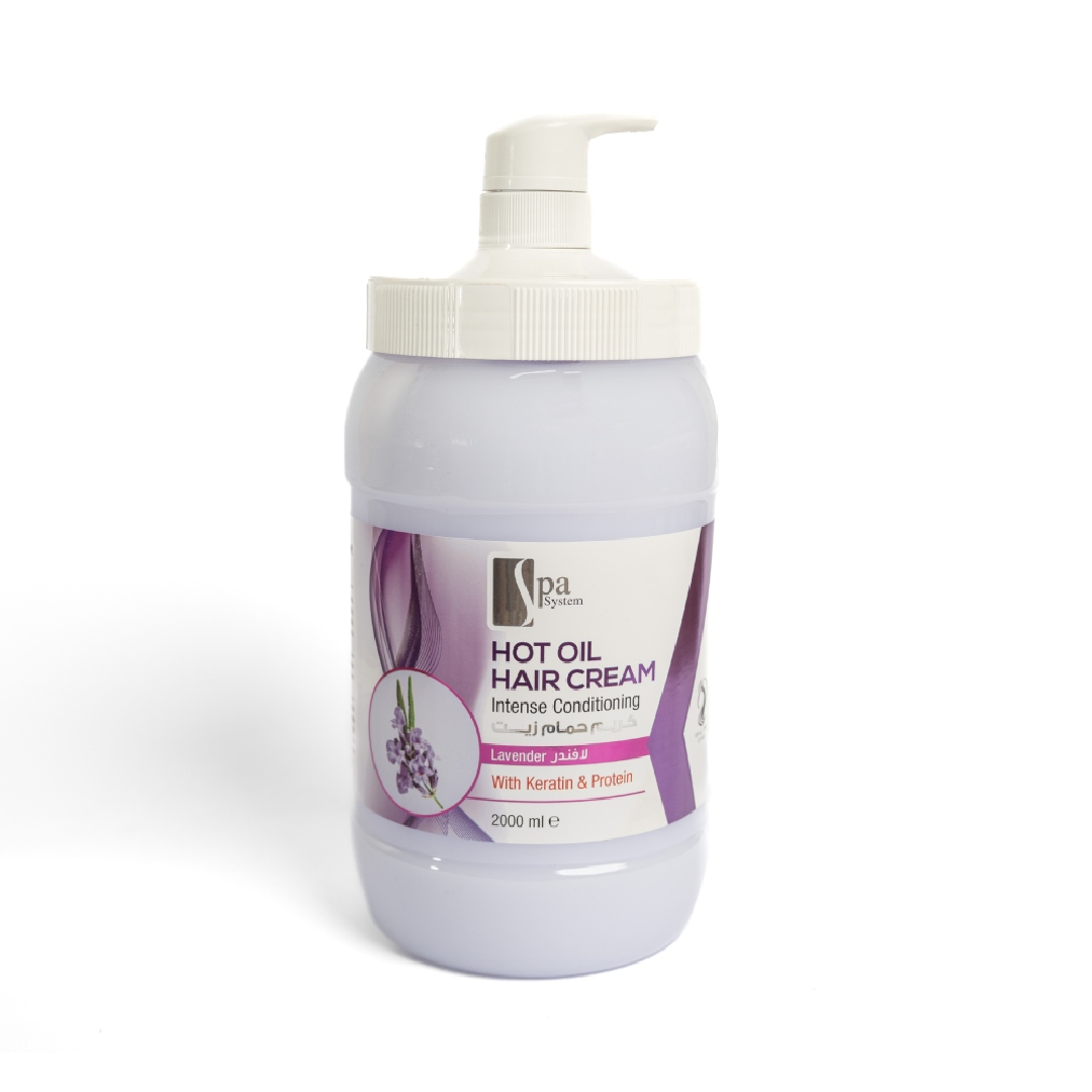 Spa System Hair Hot Oil Cream With Lavender 2000 ml