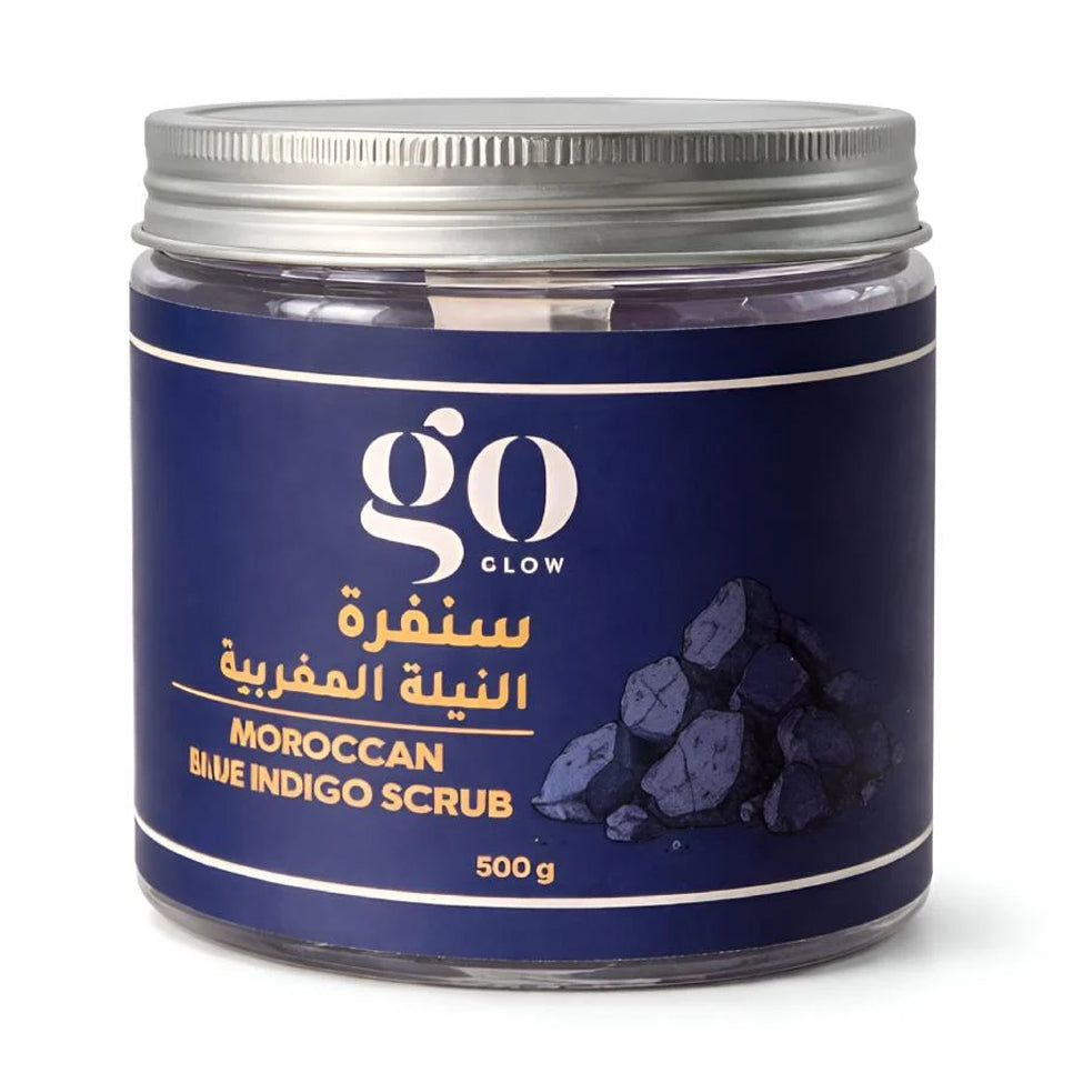 Go Glow Moroccan Indigo Face and Body Scrub 500 g
