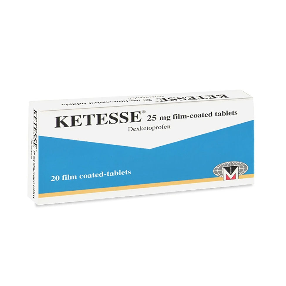 Ketesse 25 mg 20 capsules