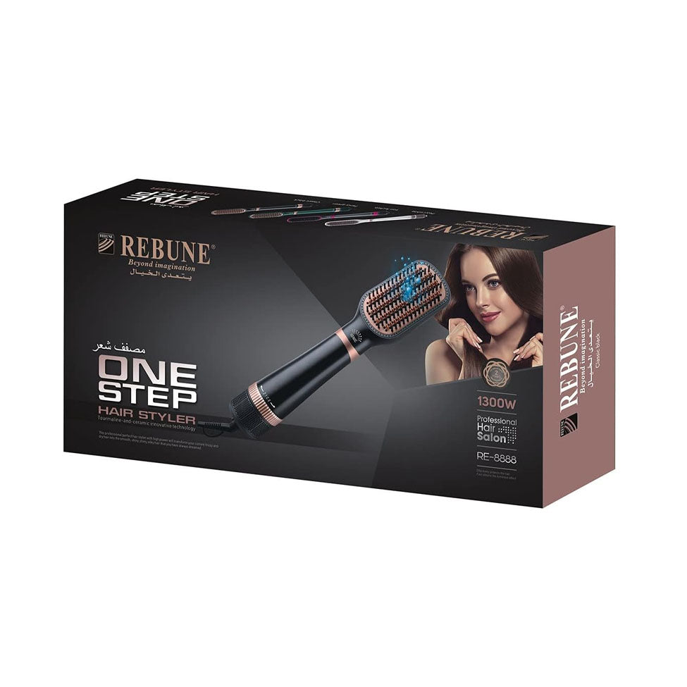 Ribbon hair dryer 2 in 1 with ions 1300 watts RE8888