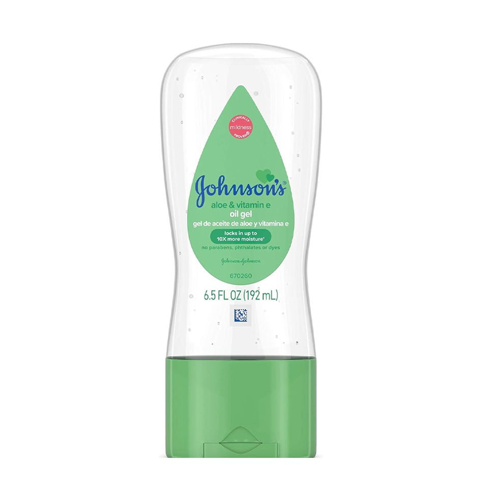 جونسون جل زيت بيبي جل الصبار مع فيتامين E