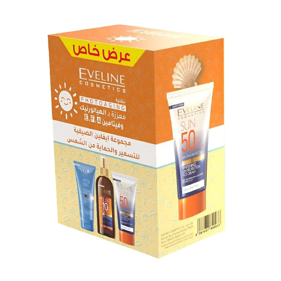 ايفلين مجموعة التسمير والحماية من الشمس |  صيدلية.كوم.