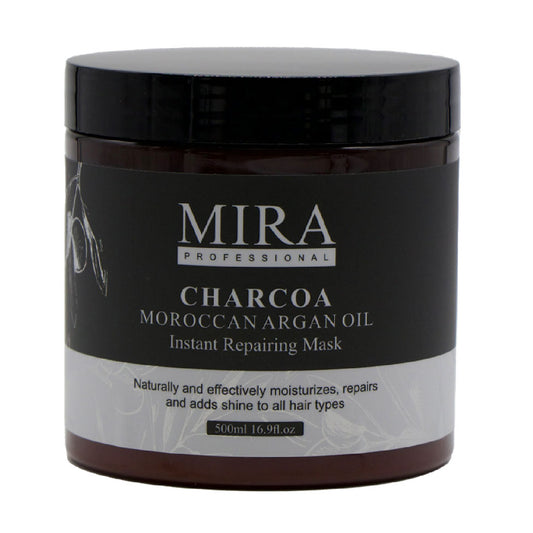ماسك للشعر بزيت الارغان والفحم 500 مل من ميرا