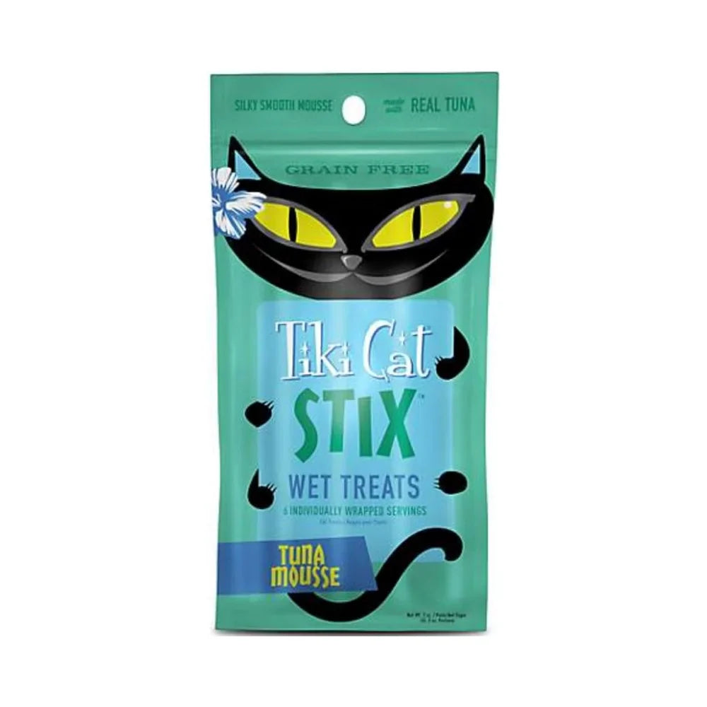 تيكي كات ستيكس مكافات رطبة مع التونا في المرق الكريمي 85غ |  صيدلية.كوم.