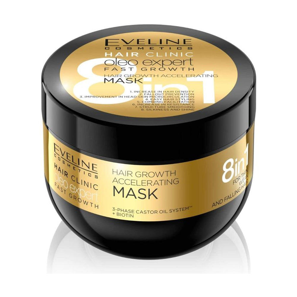 قناع تقوية الشعر ونموه زيت الخروع 500 مل من ايفلين |  صيدلية.كوم.