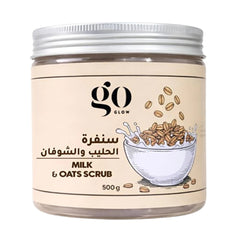 جو جلو صنفرة الوجه والجسم الحليب والشوفان 500 جرام