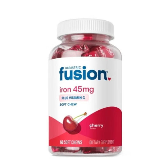 Bariatric Fusion Iron Easy Chew Cherry Flavor 48g