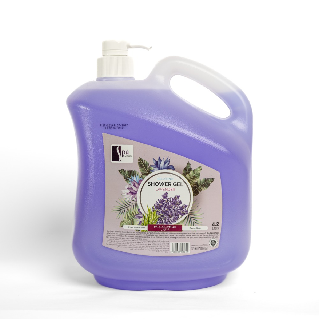 Spa System Shower Gel With Lavender 4.20 liters