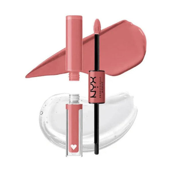 NYX Liquid Rouge Lipstick with Ultra Shine Lip Gloss - Cash Flow 11